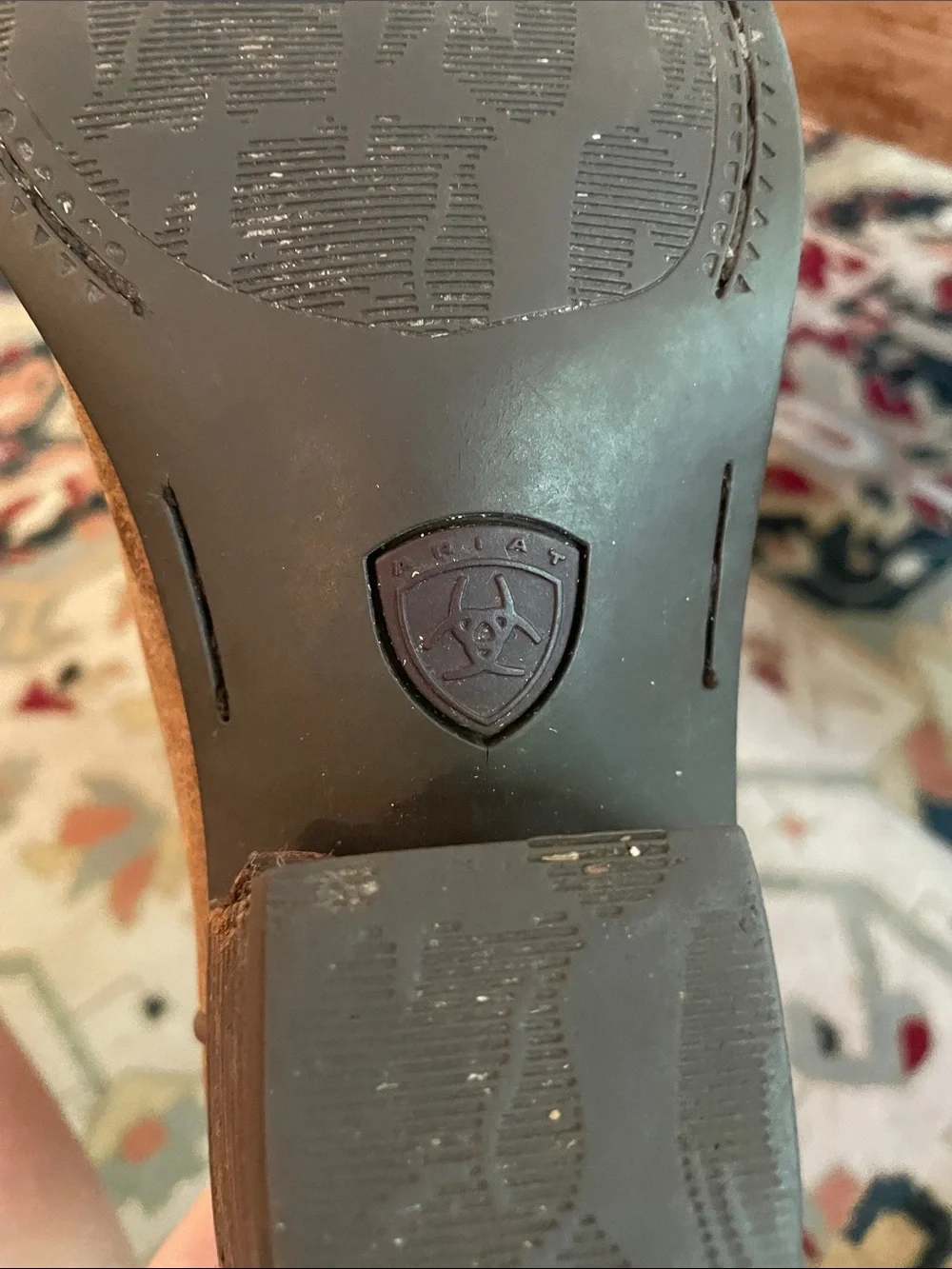 Woman’s Brown Embroidered Leather Western Boots - Picture 4 of 5